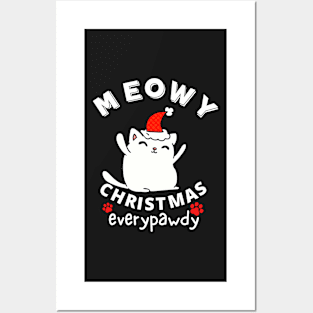 Meowy Christmas Everypawdy Posters and Art